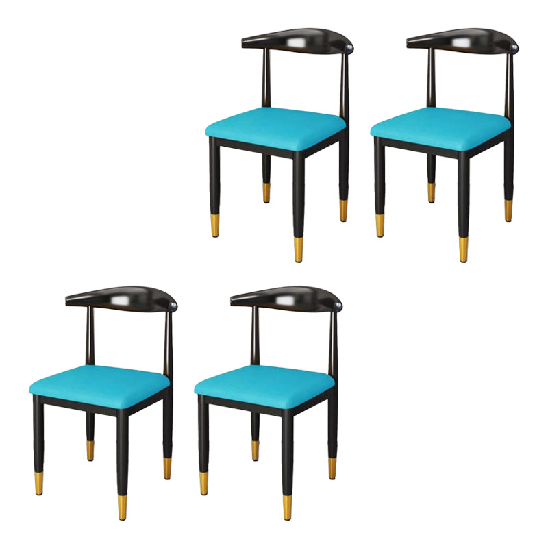Metal Kitchen Dining Room Chair Contemporary Upholstered Chair