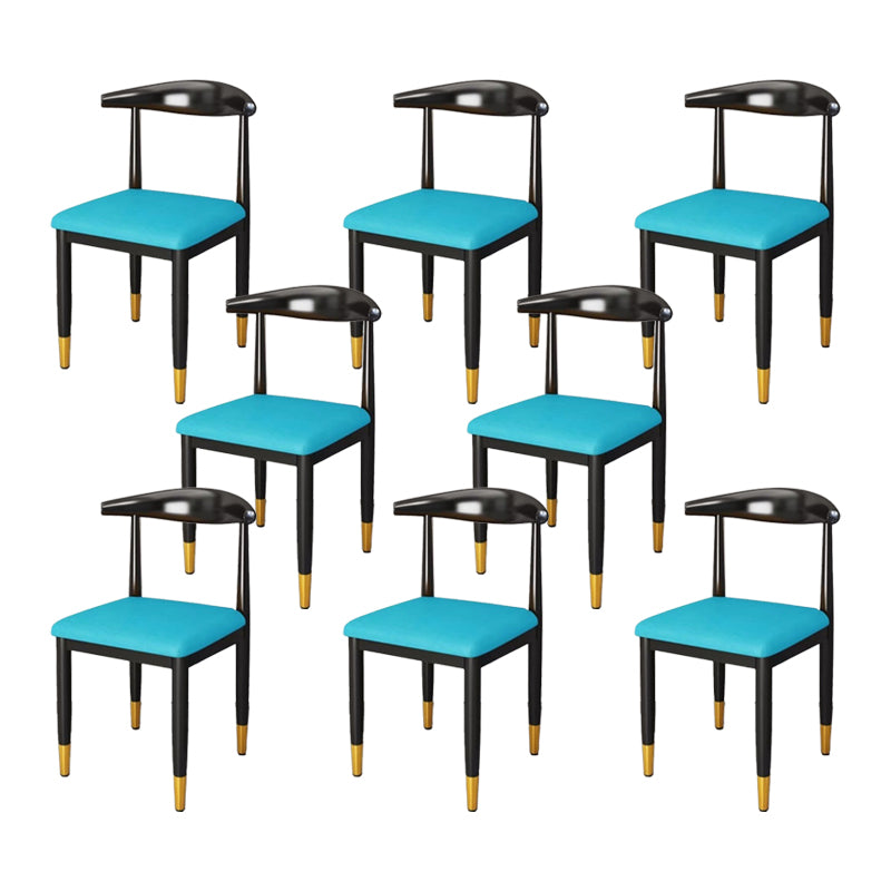 Metal Kitchen Dining Room Chair Contemporary Upholstered Chair