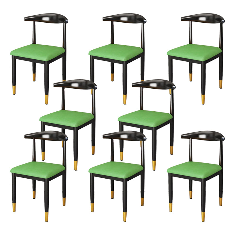 Metal Kitchen Dining Room Chair Contemporary Upholstered Chair