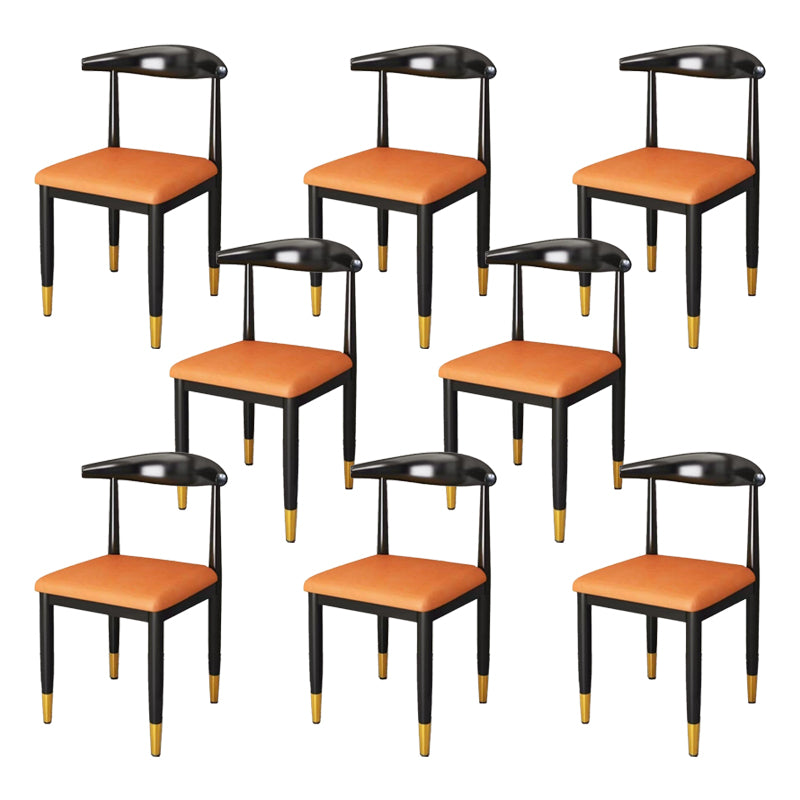 Metal Kitchen Dining Room Chair Contemporary Upholstered Chair