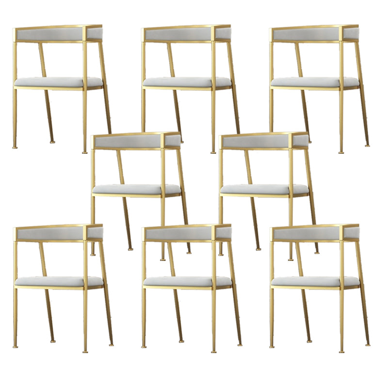 Glam Velvet Dining Side Chair Kitchen Indoor Upholstered Arm Chair