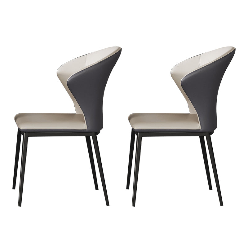 Upholstered Dining Side Chair Wingback Armless Dining Room Chair