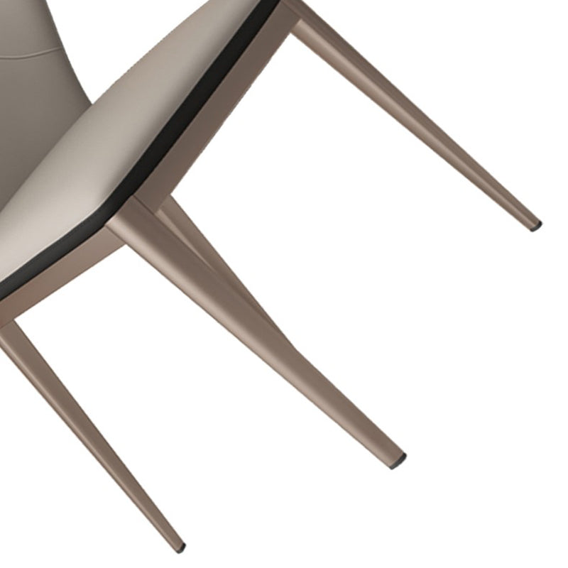 Upholstered Dining Side Chair Wingback Armless Dining Room Chair