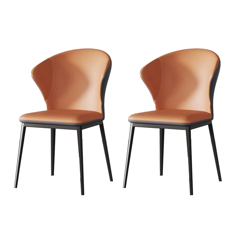 Upholstered Dining Side Chair Wingback Armless Dining Room Chair