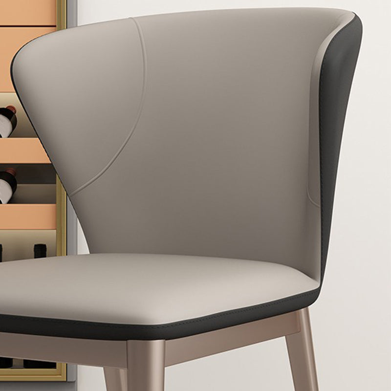 Upholstered Dining Side Chair Wingback Armless Dining Room Chair