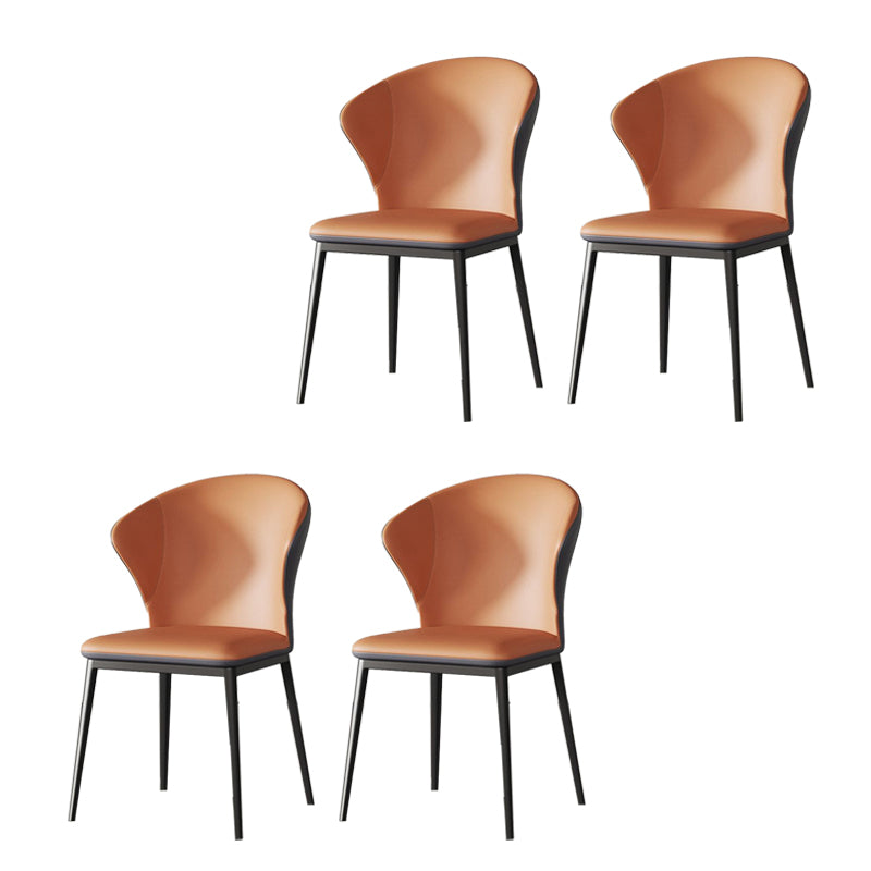 Upholstered Dining Side Chair Wingback Armless Dining Room Chair