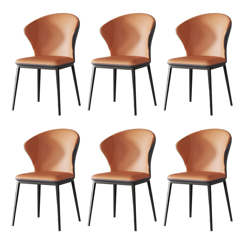 Upholstered Dining Side Chair Wingback Armless Dining Room Chair