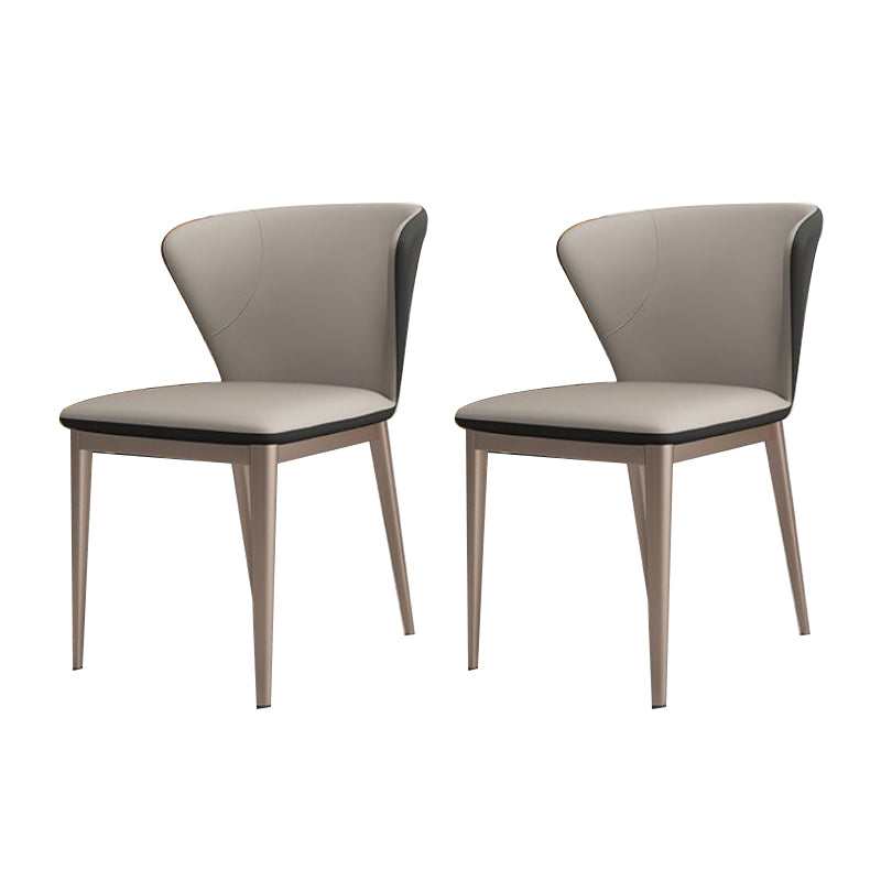 Upholstered Dining Side Chair Wingback Armless Dining Room Chair