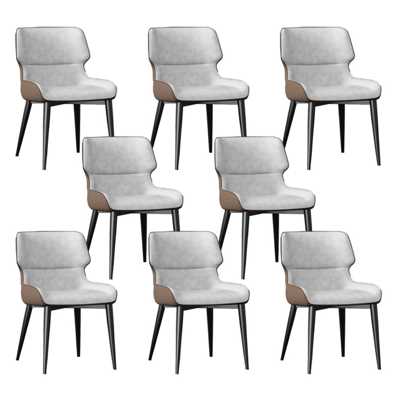 Dining Room Upholstered Side Chair Home Faux Leather Dining Chair