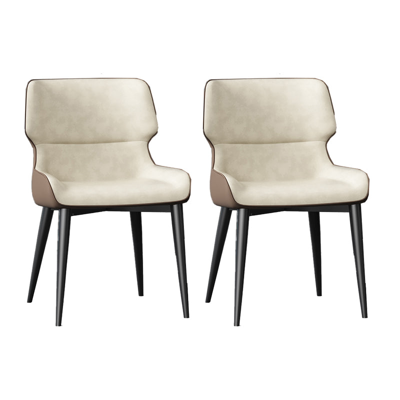 Dining Room Upholstered Side Chair Home Faux Leather Dining Chair