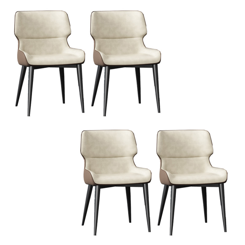 Dining Room Upholstered Side Chair Home Faux Leather Dining Chair