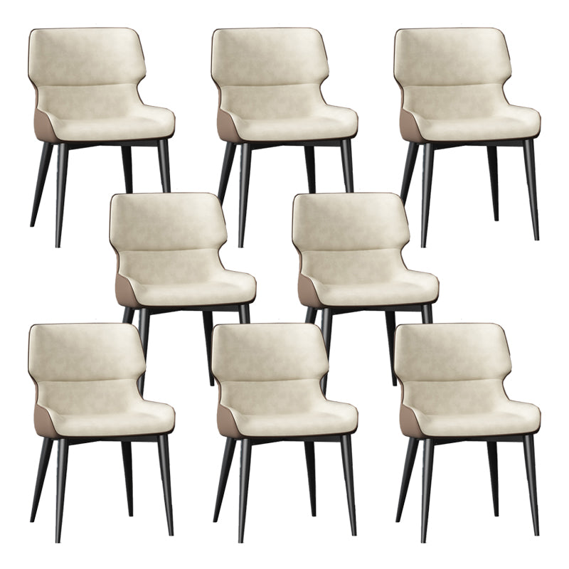 Dining Room Upholstered Side Chair Home Faux Leather Dining Chair