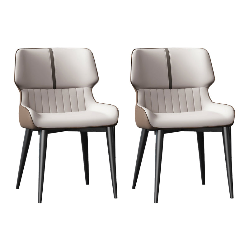 Dining Room Upholstered Side Chair Home Faux Leather Dining Chair