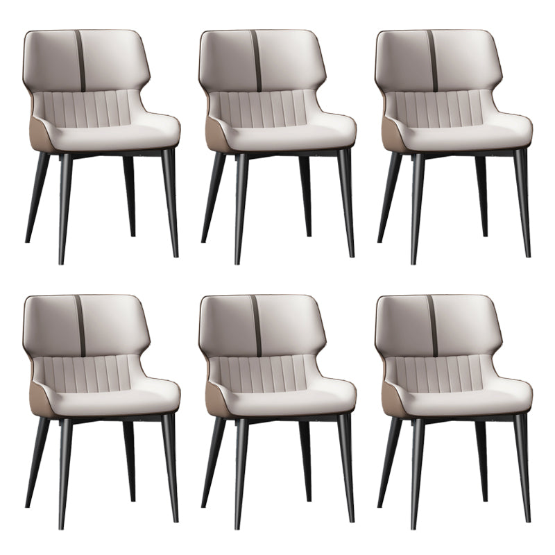 Dining Room Upholstered Side Chair Home Faux Leather Dining Chair