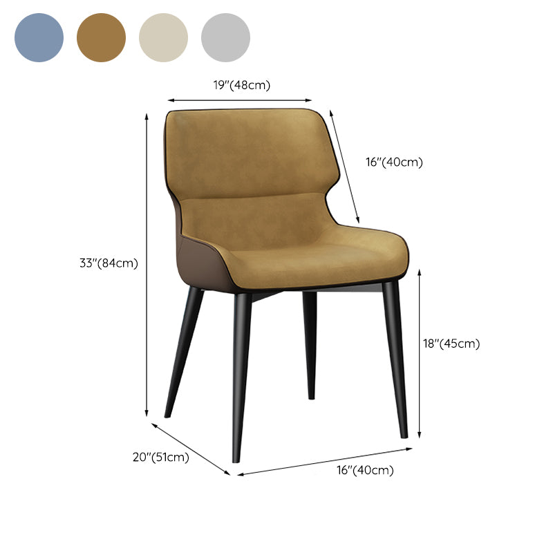 Dining Room Upholstered Side Chair Home Faux Leather Dining Chair
