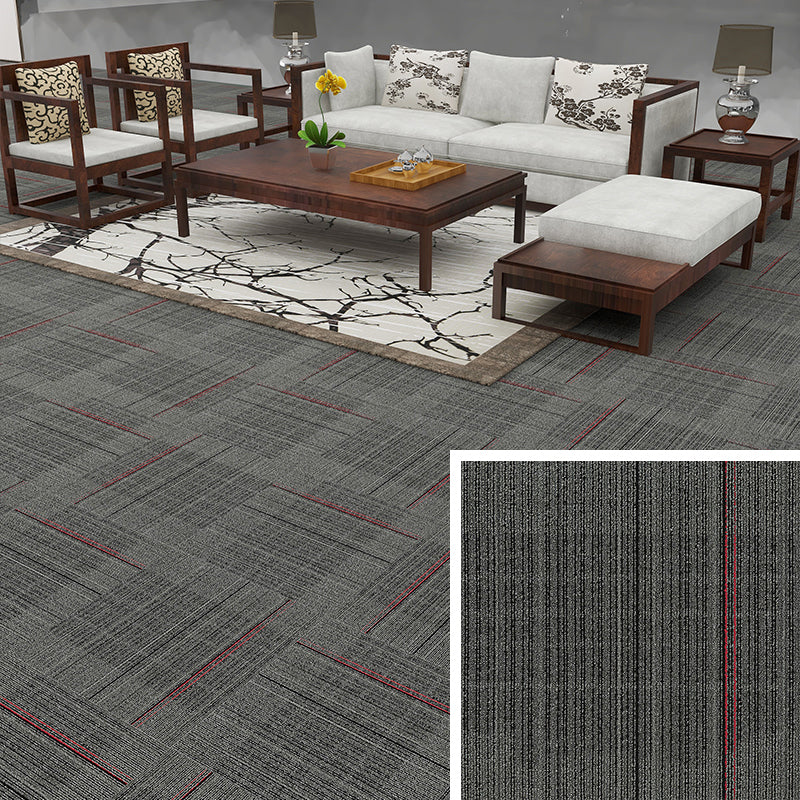 Simple Nylon Carpet Tile Office Meeting Room Stitching Carpet Floor Tile