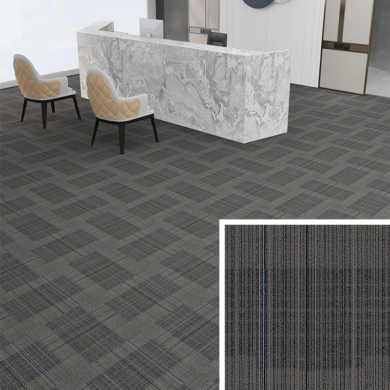 Simple Nylon Carpet Tile Office Meeting Room Stitching Carpet Floor Tile
