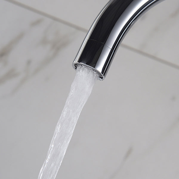 Modern Style Freestanding Bathtub Faucet Brass Floor Mounted Freestanding Faucet