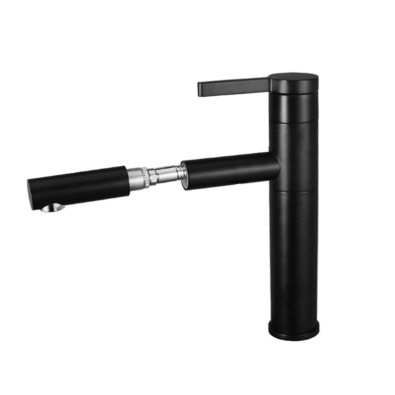 Pull-out Vessel Faucet Modern Style Faucet with One Lever Handle