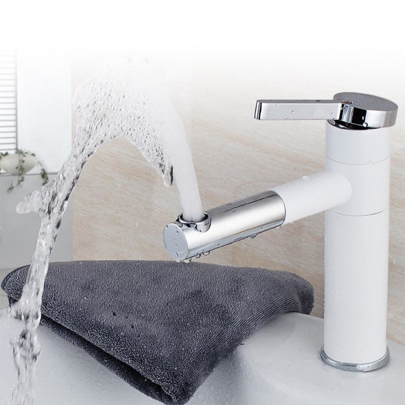 Pull-out Vessel Faucet Modern Style Faucet with One Lever Handle
