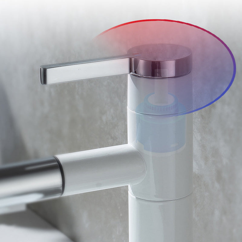 Pull-out Vessel Faucet Modern Style Faucet with One Lever Handle