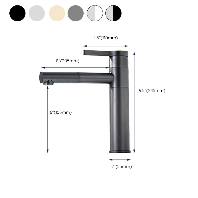 Pull-out Vessel Faucet Modern Style Faucet with One Lever Handle