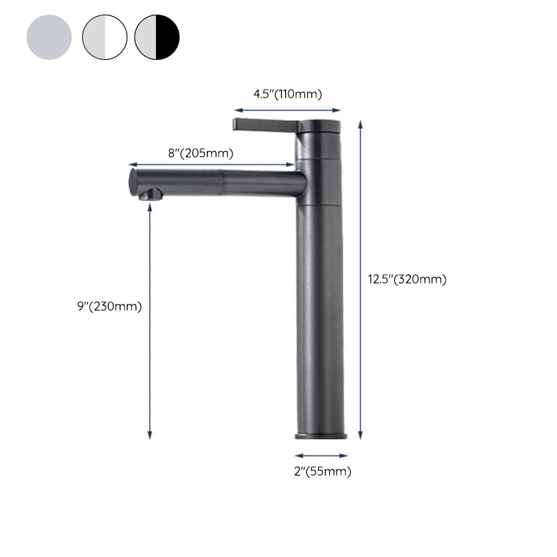 Pull-out Vessel Faucet Modern Style Faucet with One Lever Handle