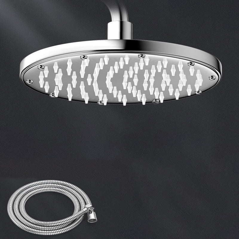Contemporary Shower Head Combo Polished Stainless Steel Ceiling Mounted Shower Head