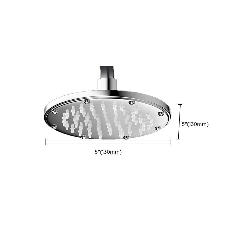 Contemporary Shower Head Combo Polished Stainless Steel Ceiling Mounted Shower Head