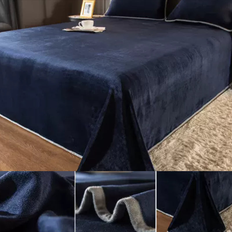 Non-Pilling Sheet Breathable Fade Resistant Flannel Bed Sheet Set
