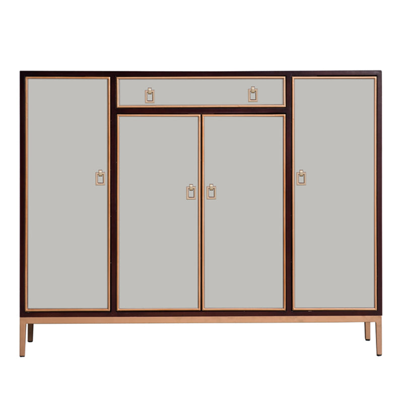 Modern Buffet Table Solid Wood Side Board with and Drawers