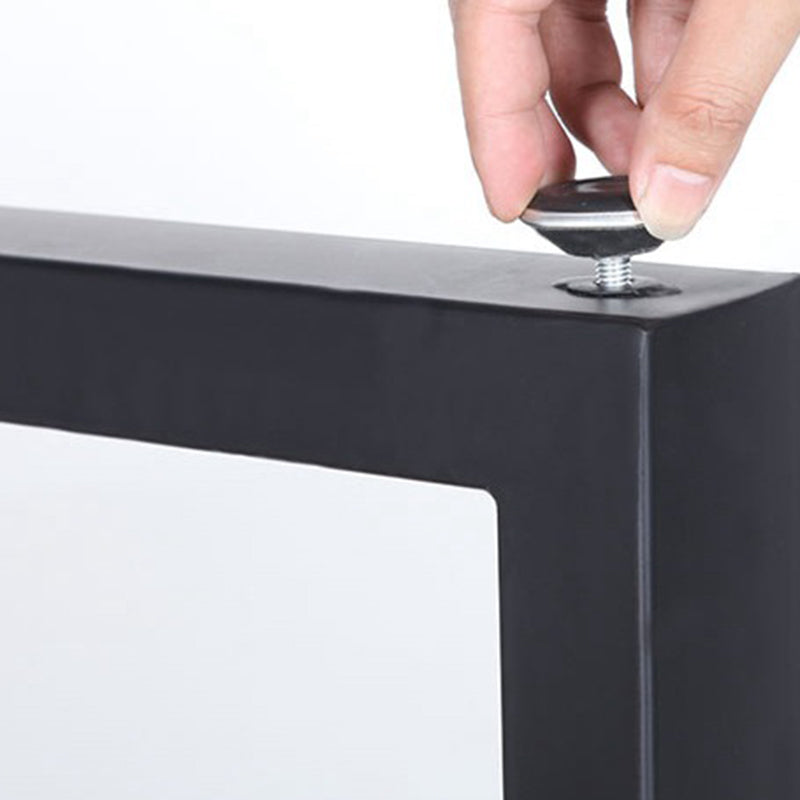 Modern Bar Height Table Rectangular Wood Top Bistro Bar Table for Patio Use