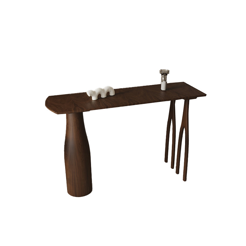 Solid Wood Bar Stool Table Contemporary Pub Height Dining Table