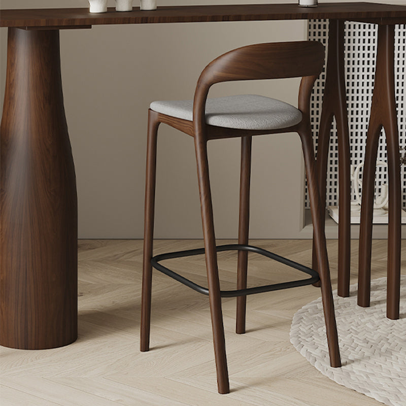 Solid Wood Bar Stool Table Contemporary Pub Height Dining Table