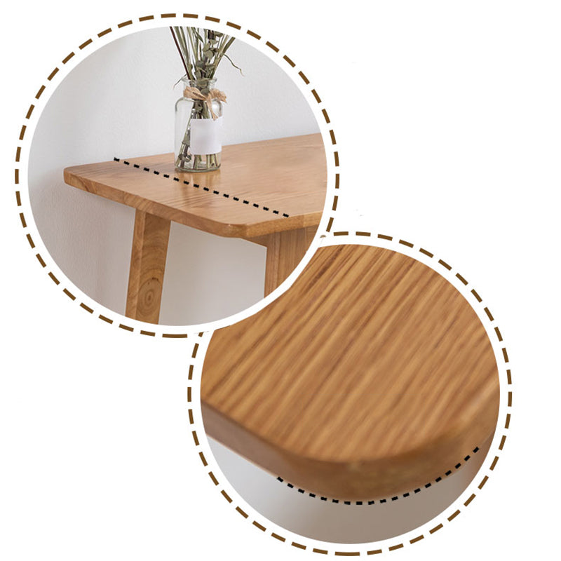 Modern Solid Wood Bar Table Rectangle Bar Table for Breakroom