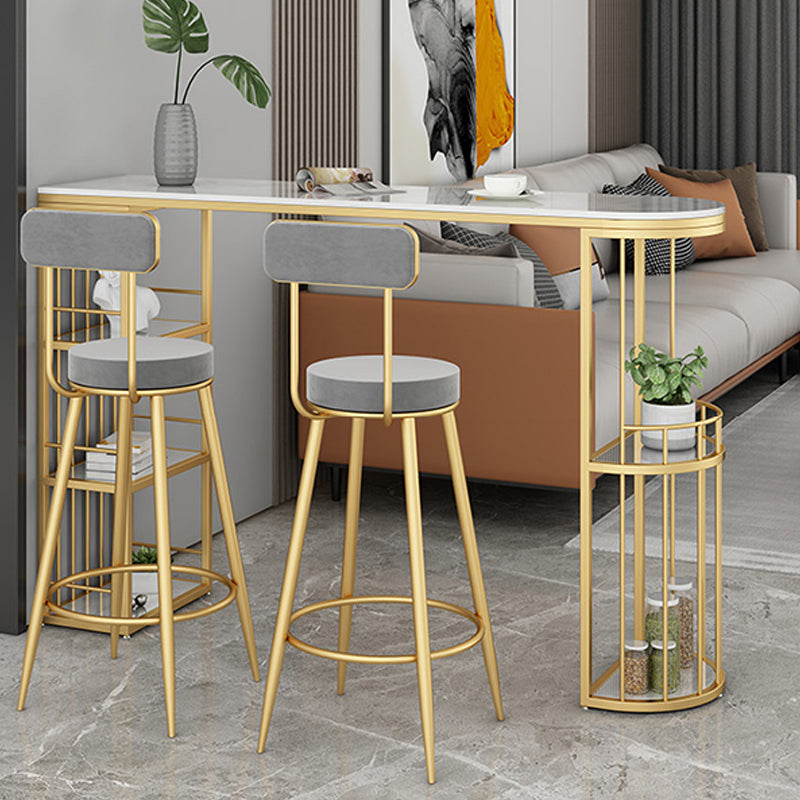 Modern Sintered Stone Bar Table Dining Table for Kitchen Use