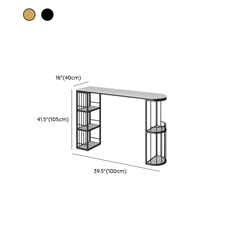 Modern Sintered Stone Bar Table Dining Table for Kitchen Use