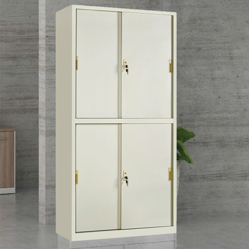 Modern Filing Cabinet Steel Locking Drawers and Storage Shelves Fireproof Cabinet