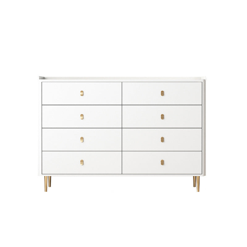 15.6-inch W Storage Chest Classic Glam Stone Storage Chest Dresser