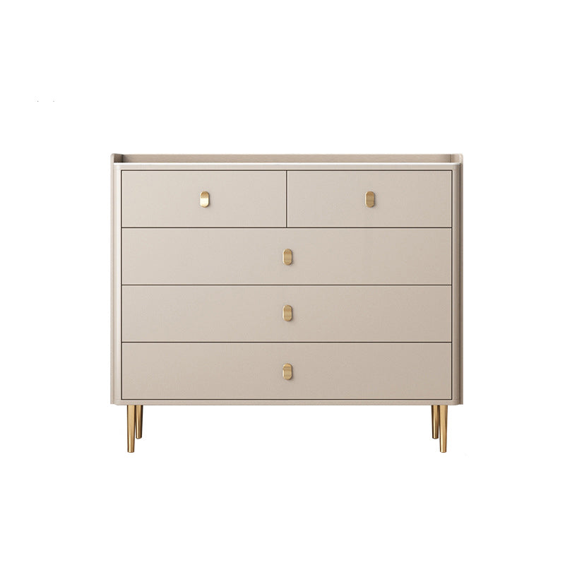 15.6-inch W Storage Chest Classic Glam Stone Storage Chest Dresser