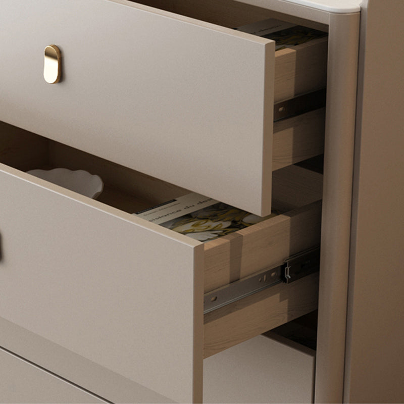 15.6-inch W Storage Chest Classic Glam Stone Storage Chest Dresser