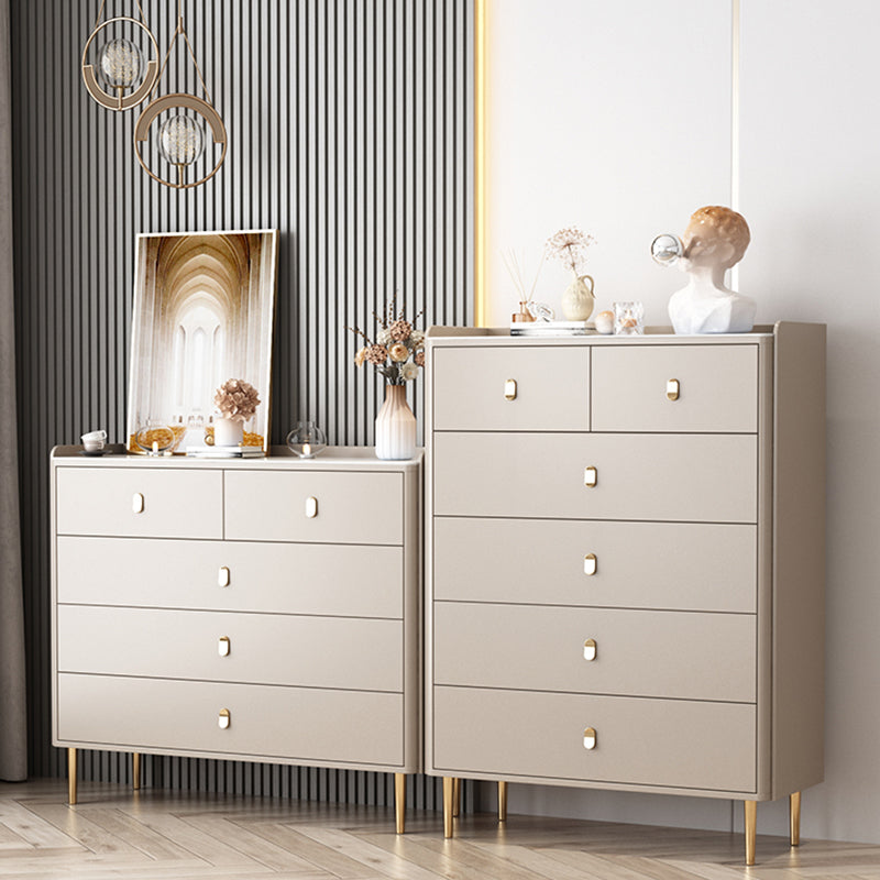 15.6-inch W Storage Chest Classic Glam Stone Storage Chest Dresser