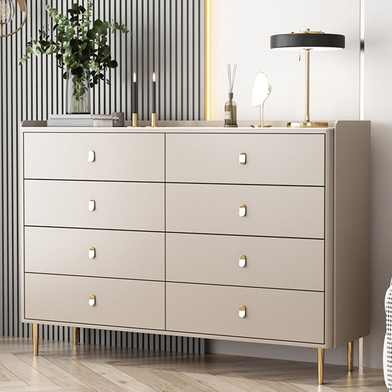 15.6-inch W Storage Chest Classic Glam Stone Storage Chest Dresser