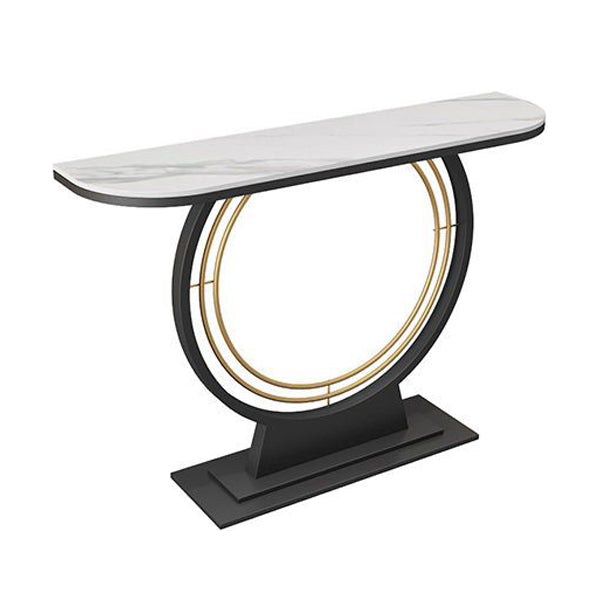 Glam Style Console Table Stain Resistant Console Sofa Table for Hall