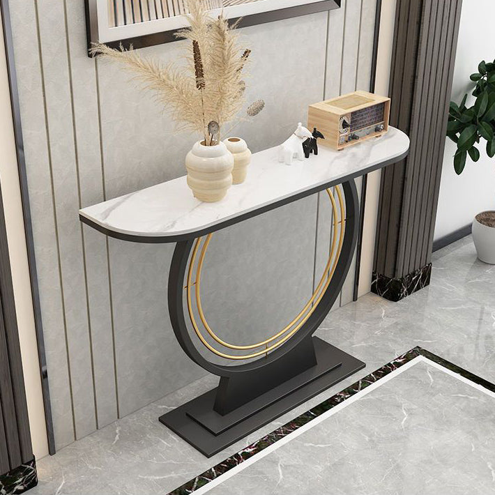 Glam Style Console Table Stain Resistant Console Sofa Table for Hall