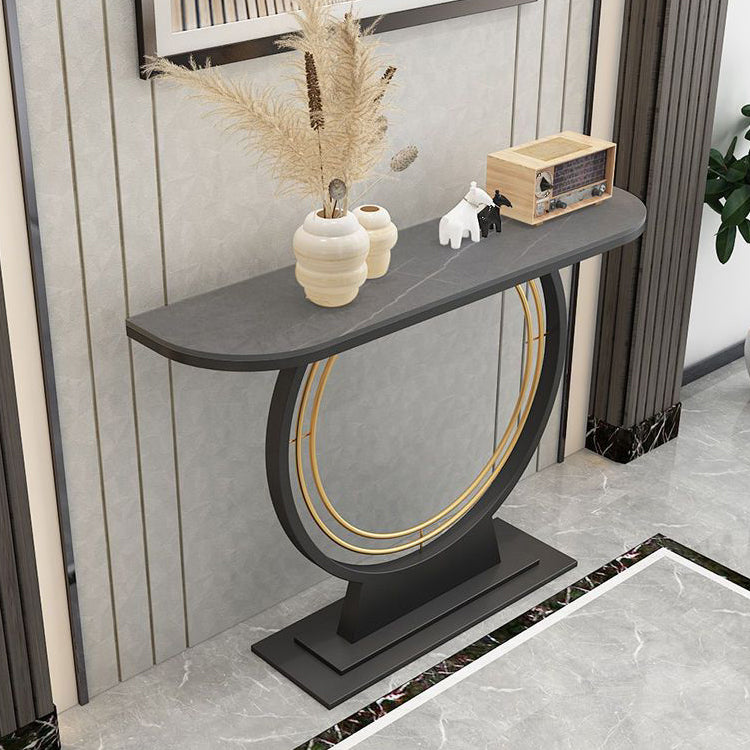 Glam Style Console Table Stain Resistant Console Sofa Table for Hall