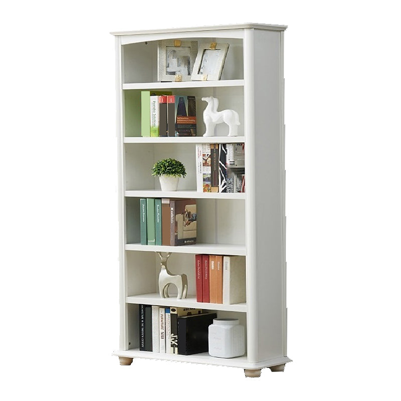 Closed Back Standard Bookshelf Engineered Wood Modern Bookcase