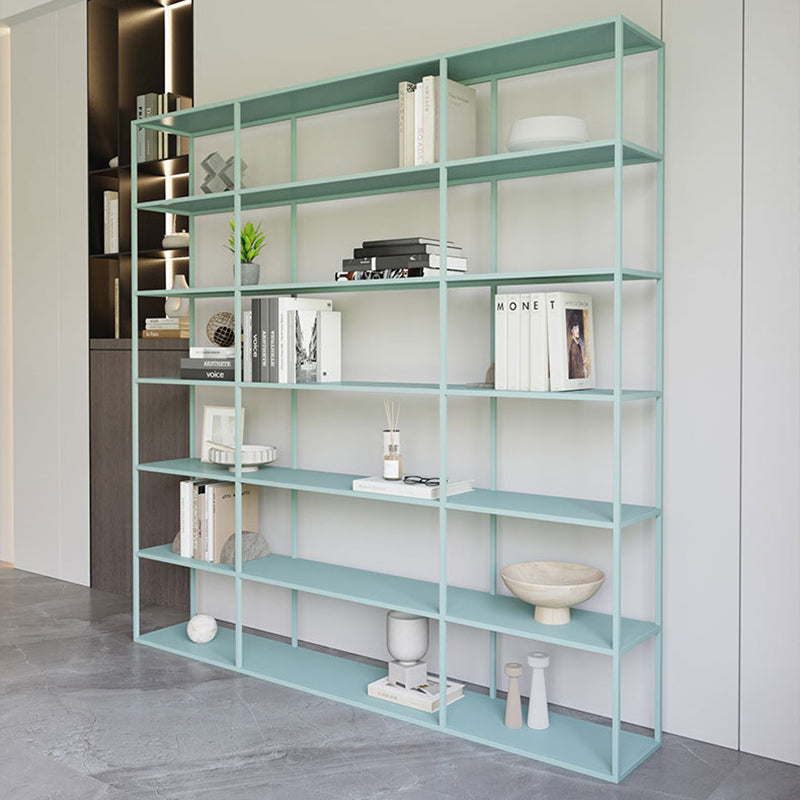 Industrial Antique Finish Shelf Bookcase Etagere Metal Bookshelf with Shelves