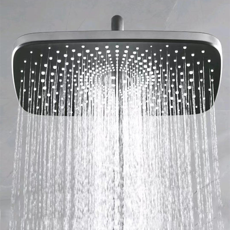 Bathroom Shower System Square Handheld Shower Head Wall Mounted Shower Trim