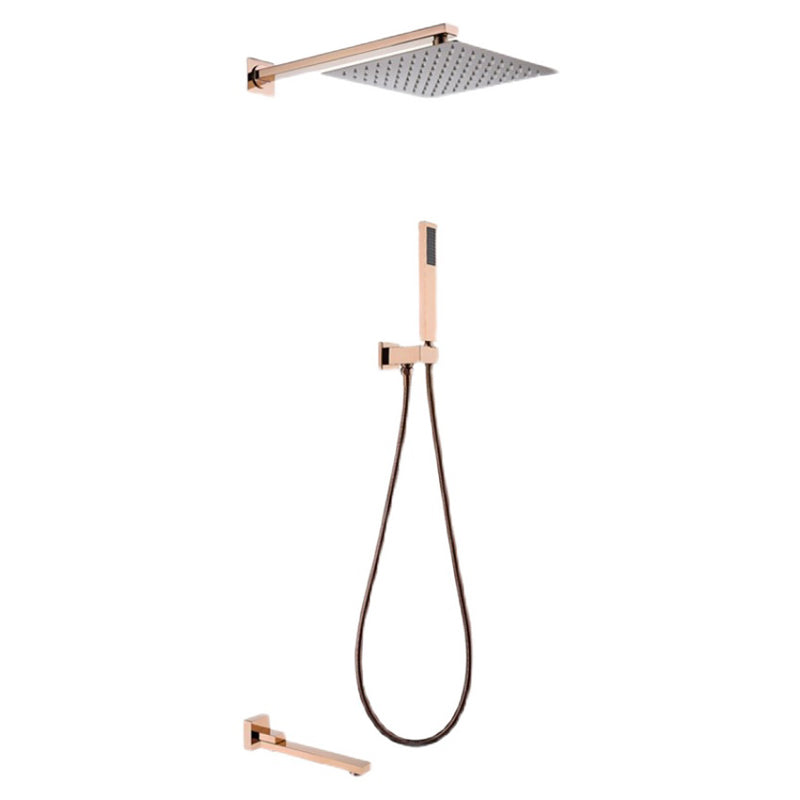 Modern Shower Combo Brass Adjustable Shower Head Temperature Control Shower Set